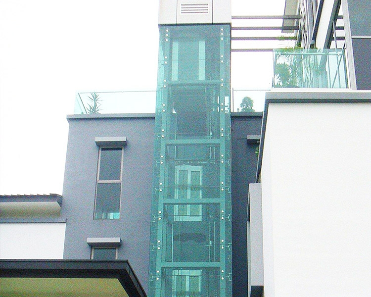 唐山钢结构观光电梯